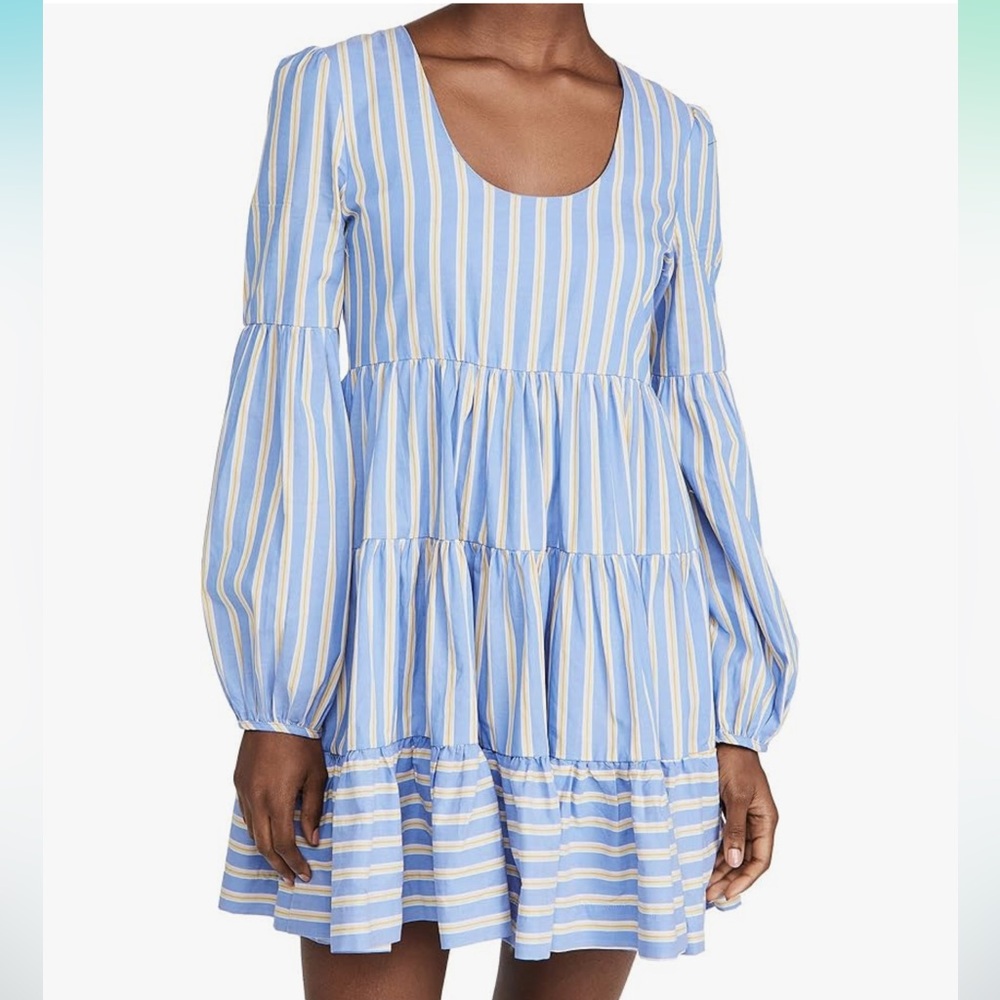 En Saison Women’s Striped Tiered Dress
